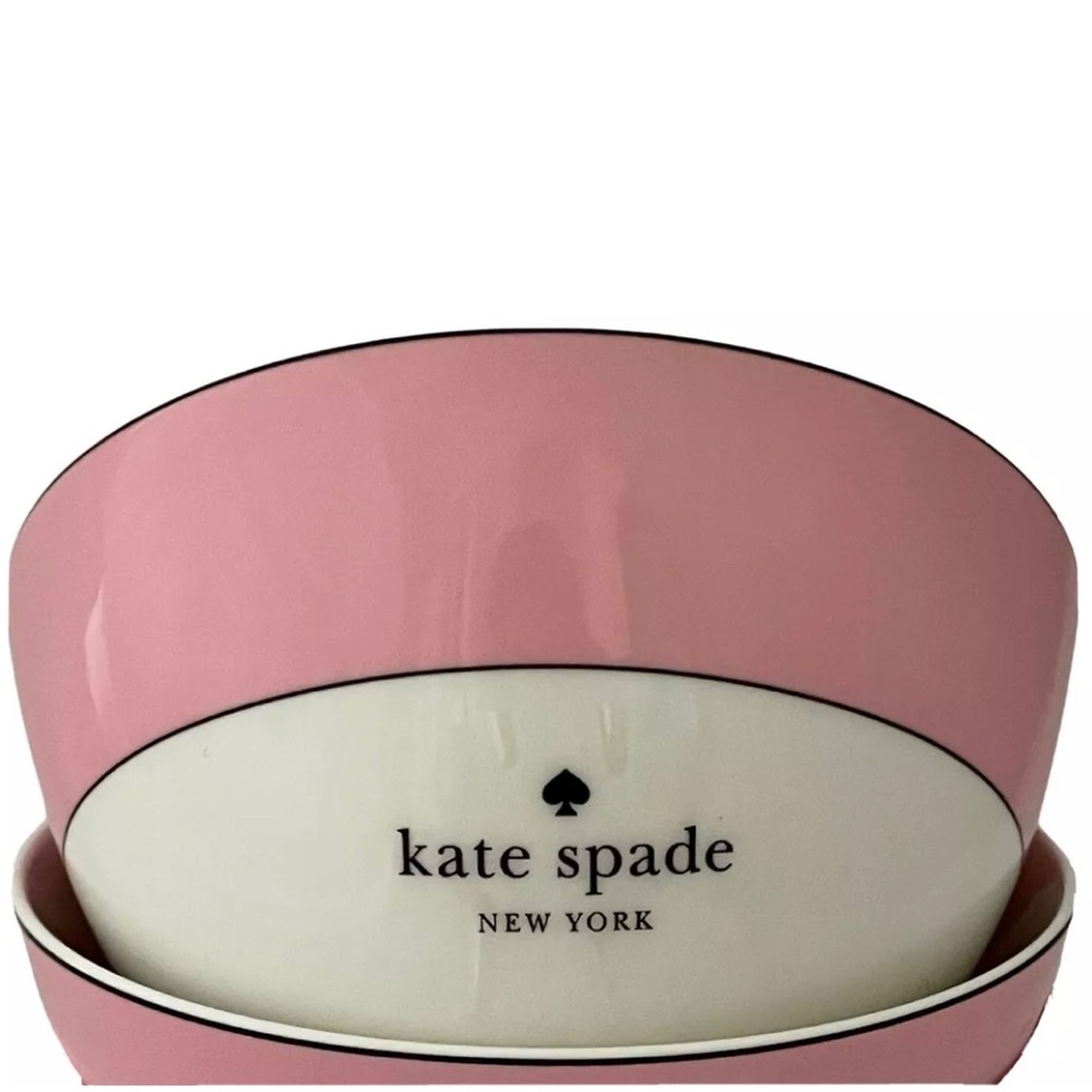 Kate Spade Rutherford Circle Blush Pink Bowls NEW (Set of 2)